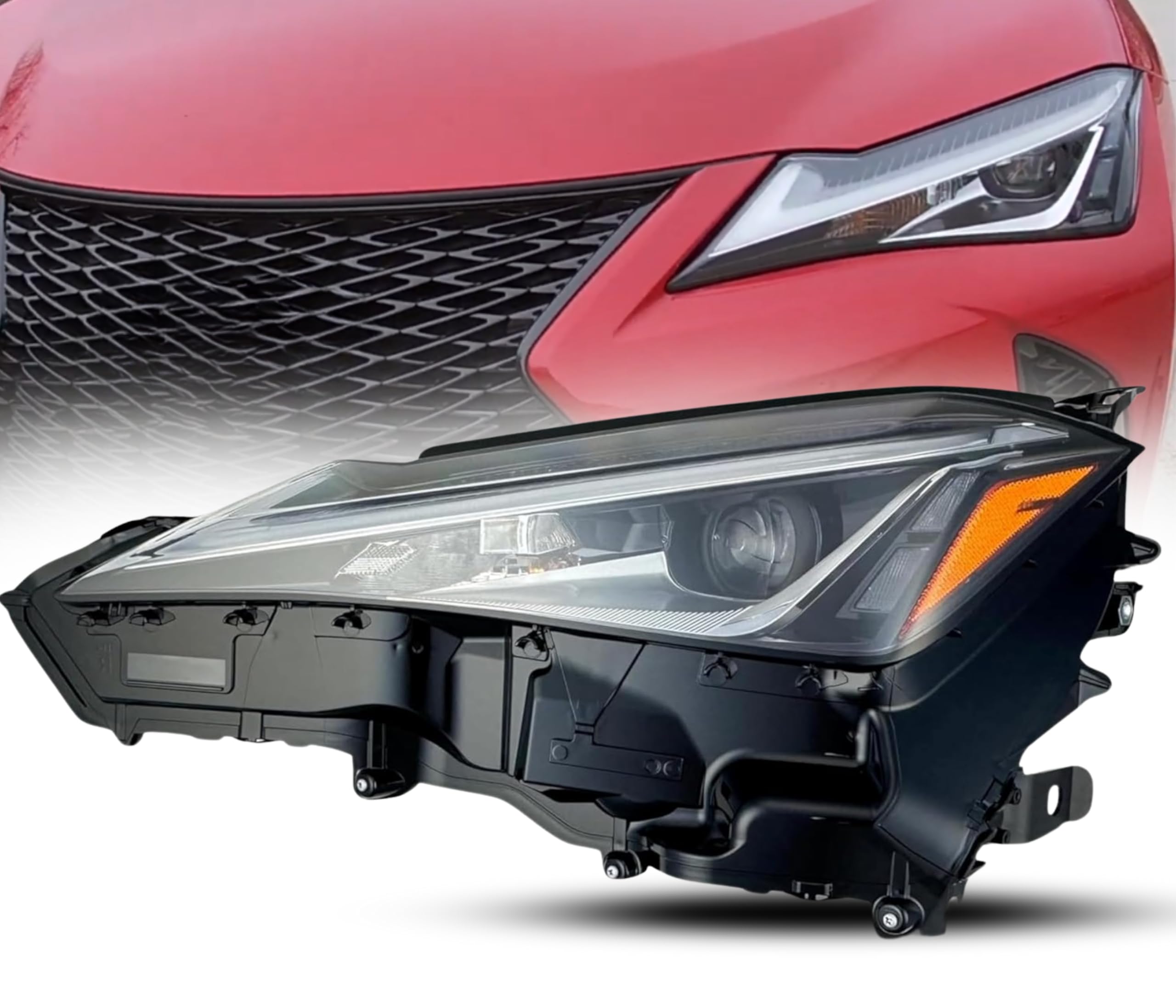 レクサス LEXUS UX 純正 左 三眼 LED ヘッドライト UX200 UX250h